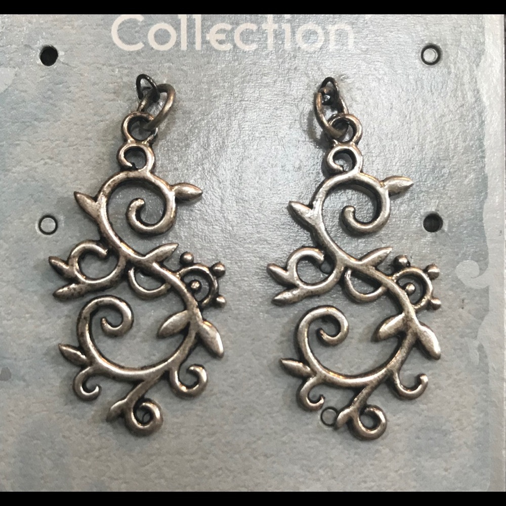 RARE STERLING PLT SILVER METAL CHANDELIER PENDANTS